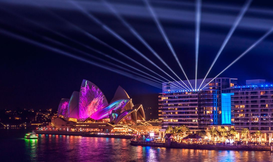 Lễ hội ánh sáng Vivid Sydney sử dụng TouchDesigner